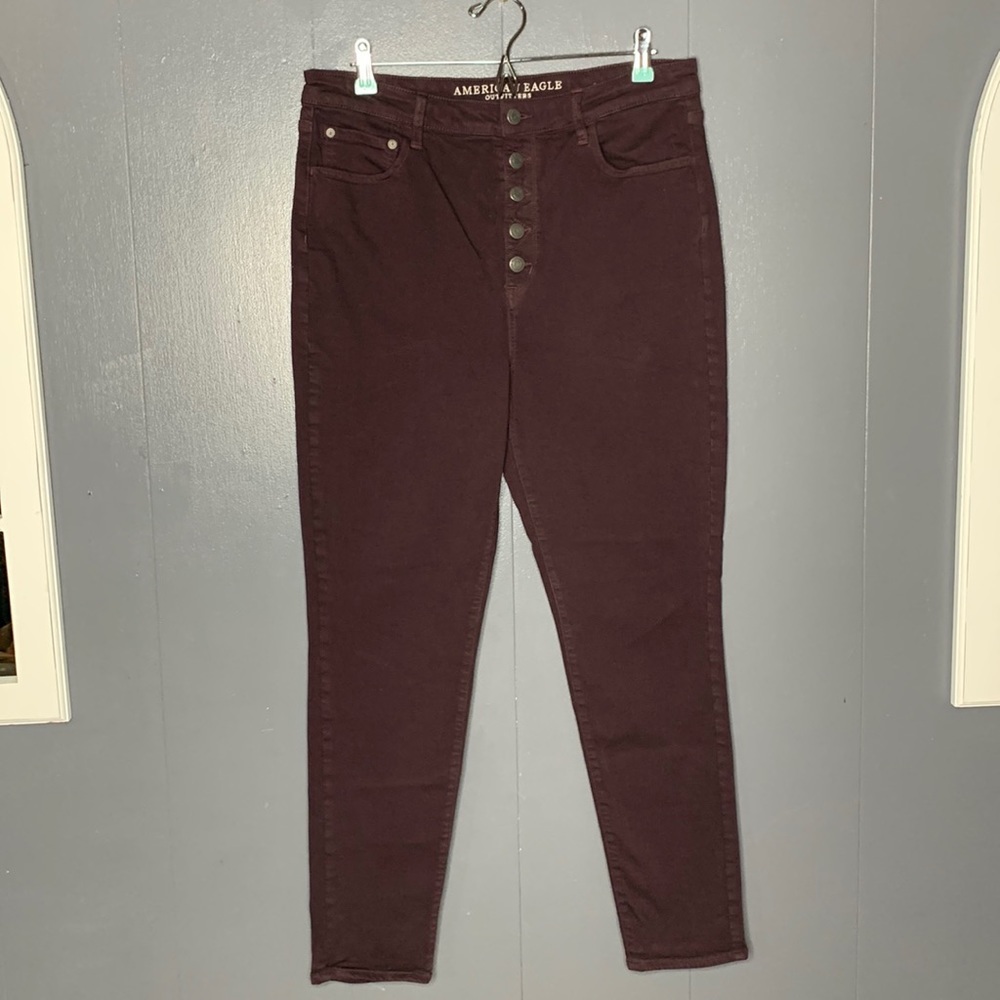 American Eagle‎ Hi-Rise Jegging Size 16 Reg - Picture 3 of 11